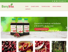 Tablet Screenshot of berryvita.cl